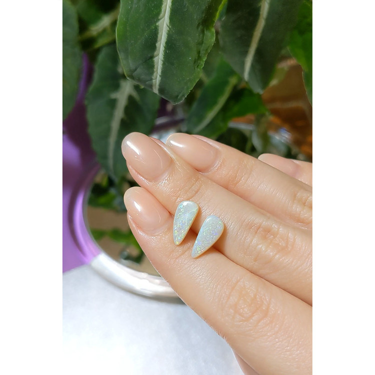 2.78 Ct.Tw. Cabochon Opal Pair from Australia