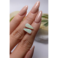 2.78 Ct.Tw.Total Carat Weight Cabochon White Opal Pair from Australia Life Style