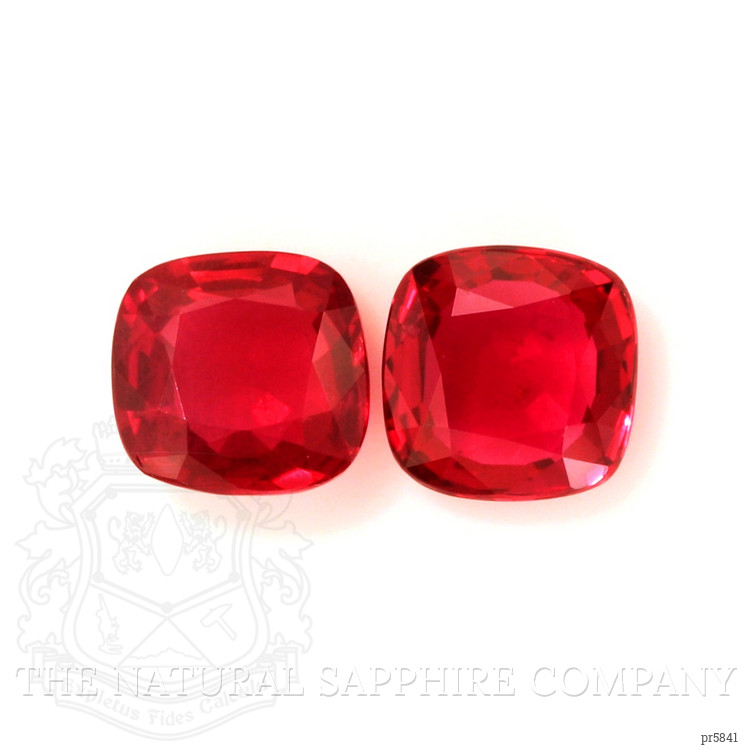 3.08 Ct.Tw. Ruby Pair from Mozambique