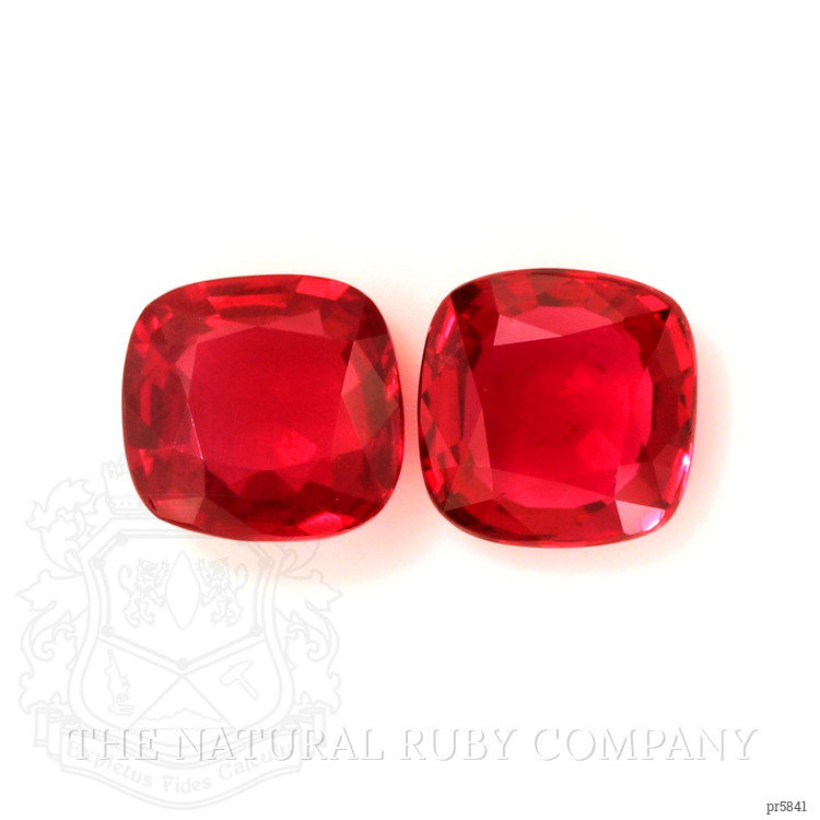 3.08 Ct.Tw. Ruby Pair from Mozambique