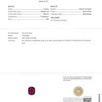 2.16 Ct.Tw.Total Carat Weight Ruby Pair from Mozambique Scan Report