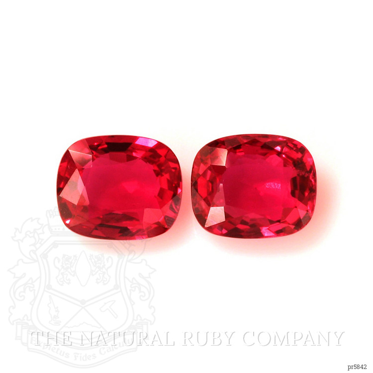 2.16 Ct.Tw. Ruby Pair from Mozambique