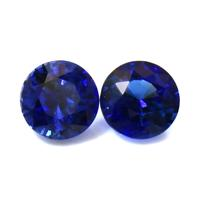 1.37&nbsp;Ct.Tw.Total Carat Weight Blue Sapphire Pair from Ceylon (Sri Lanka) Video