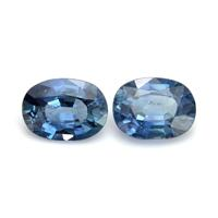 2.98&nbsp;Ct.Tw.Total Carat Weight Blue Sapphire Pair from Ceylon (Sri Lanka) Video
