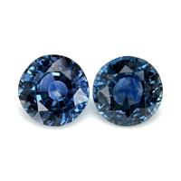 2.14&nbsp;Ct.Tw.Total Carat Weight Blue Sapphire Pair from Madagascar Video