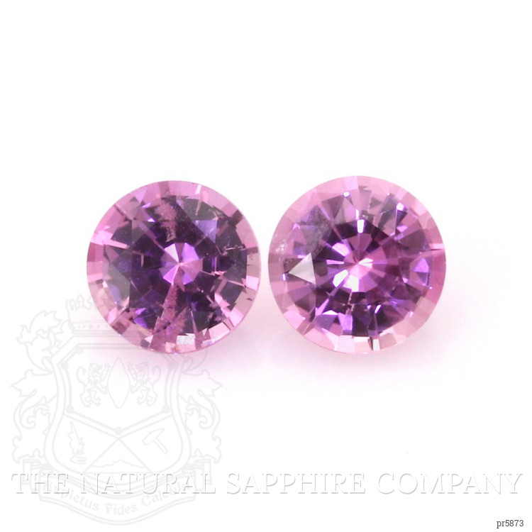 0.61 Ct.Tw. Pink Sapphire Pair from Ceylon (Sri Lanka)