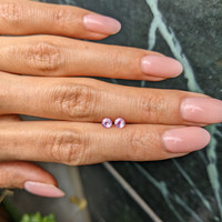 0.60&nbsp;Ct.Tw.Total Carat Weight Pink Sapphire Pair from Ceylon (Sri Lanka) Life Style
