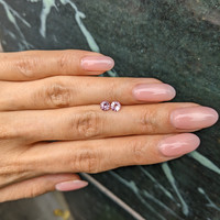 0.83&nbsp;Ct.Tw.Total Carat Weight Pink Sapphire Pair from Ceylon (Sri Lanka) Life Style