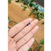 0.79&nbsp;Ct.Tw.Total Carat Weight Blue Sapphire Pair from Ceylon (Sri Lanka) Life Style