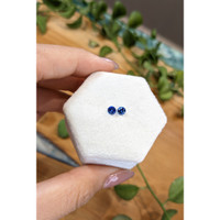 0.79&nbsp;Ct.Tw.Total Carat Weight Blue Sapphire Pair from Ceylon (Sri Lanka) Life Style