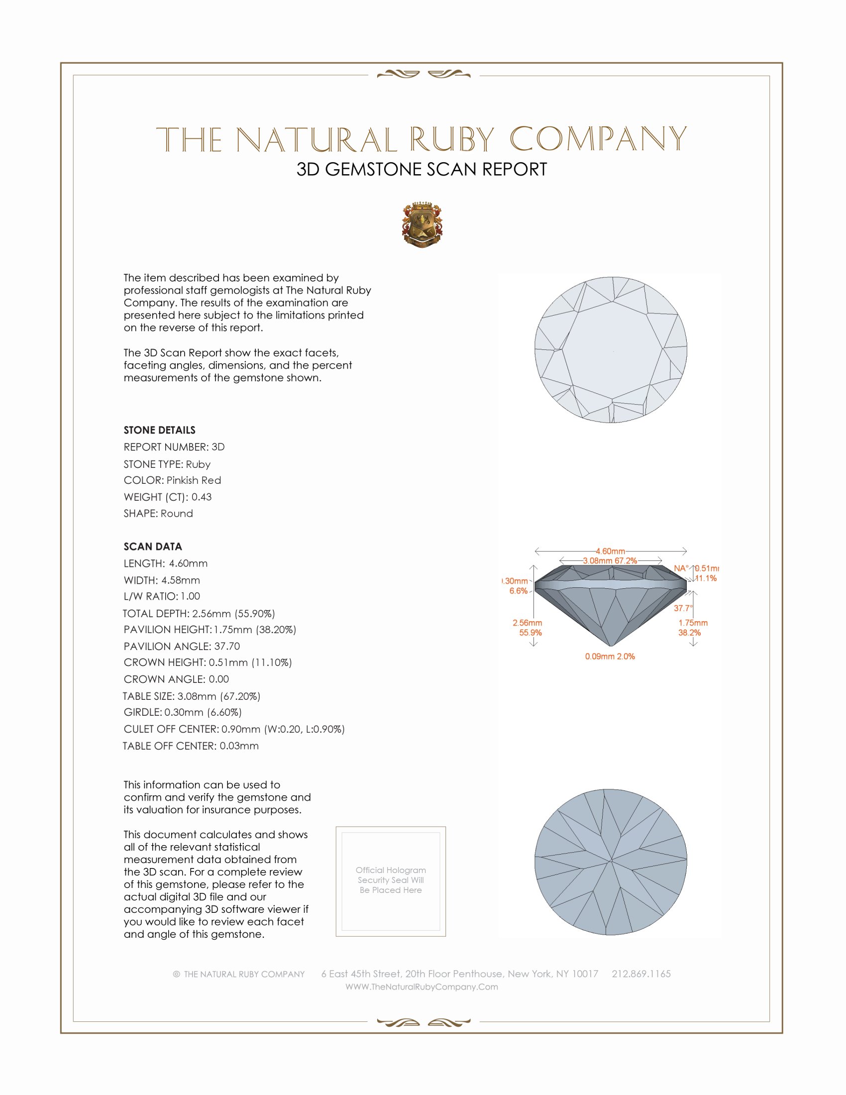 0.84 Ct.Tw. Ruby Pair from Mozambique