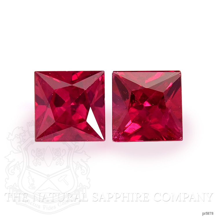 0.82 Ct.Tw. Ruby Pair from Mozambique