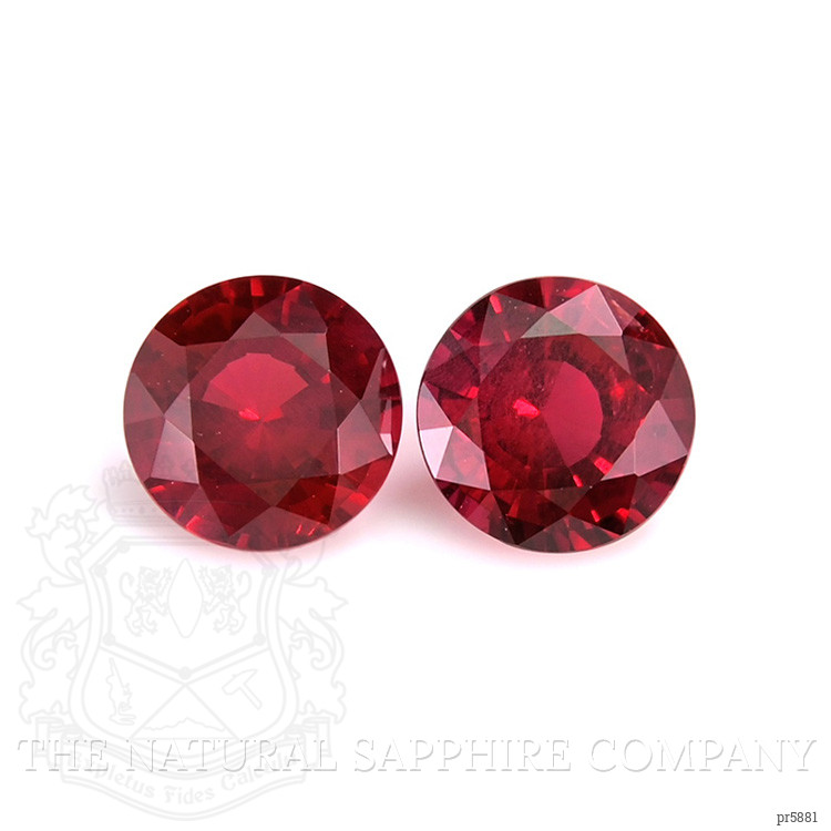 1.21 Ct.Tw. Ruby Pair from Mozambique
