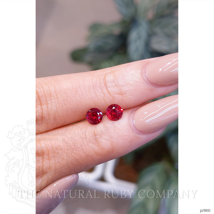1.21 Ct.Tw. Ruby Pair from Mozambique