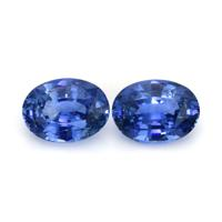3.65&nbsp;Ct.Tw.Total Carat Weight Blue Sapphire Pair from Ceylon (Sri Lanka) Video