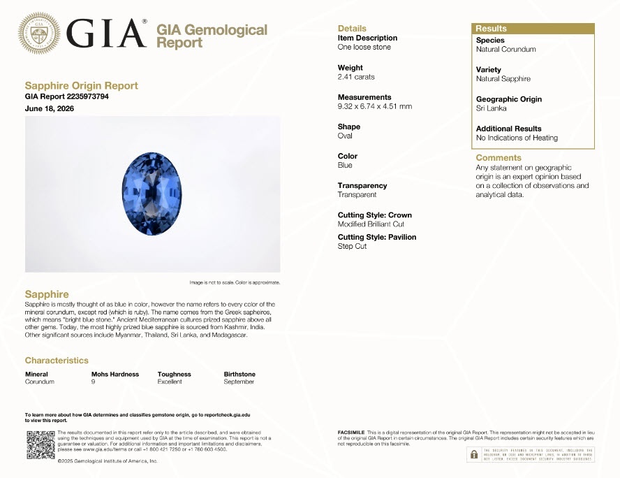 4.87 Ct.Tw. Blue Sapphire Pair from Ceylon (Sri Lanka)