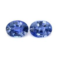3.94&nbsp;Ct.Tw.Total Carat Weight Blue Sapphire Pair from Ceylon (Sri Lanka) Video