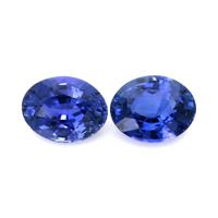 4.70&nbsp;Ct.Tw.Total Carat Weight Blue Sapphire Pair from Ceylon (Sri Lanka) Video