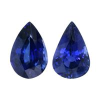 2.71&nbsp;Ct.Tw.Total Carat Weight Blue Sapphire Pair from Ceylon (Sri Lanka) Video