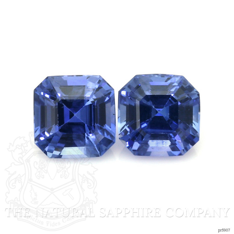 3.39 Ct.Tw. Blue Sapphire Pair from Ceylon (Sri Lanka)