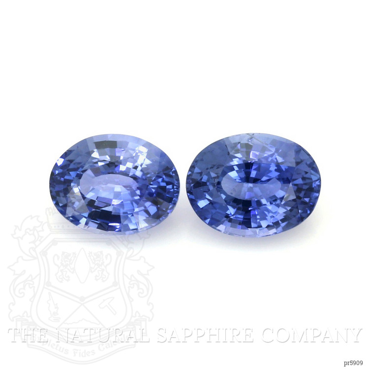 4.72 Ct.Tw. Blue Sapphire Pair from Ceylon (Sri Lanka)