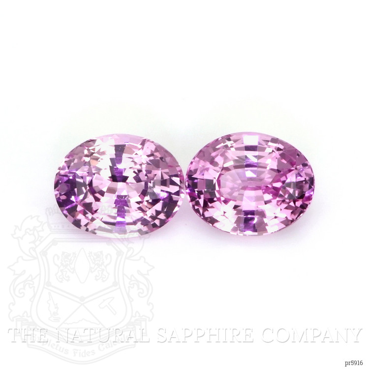 3.06 Ct.Tw. Pink Sapphire Pair from Ceylon (Sri Lanka)