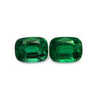4.27 Ct.Tw.Total Carat Weight Emerald Pair from Zambia Video