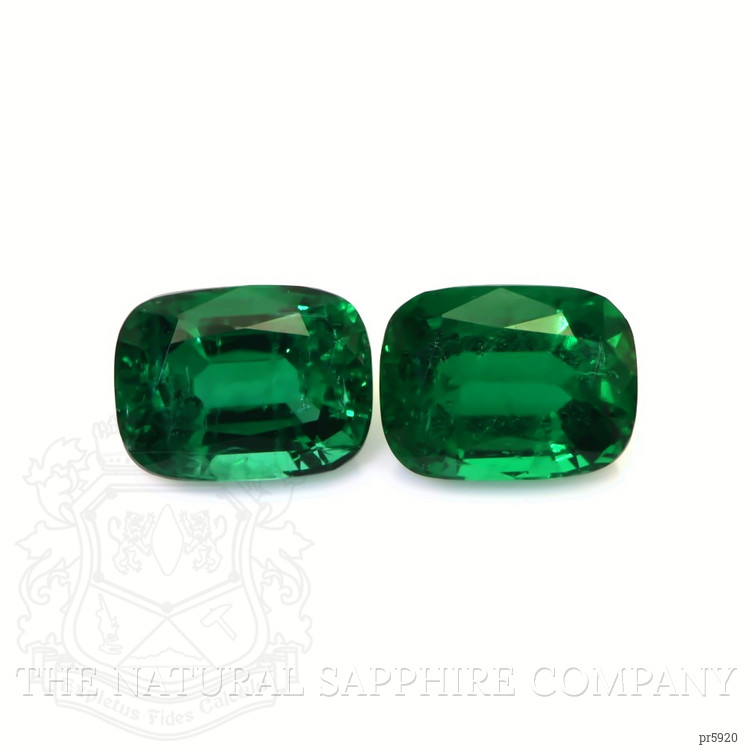 4.27 Ct.Tw. Emerald Pair from Zambia