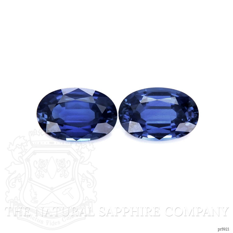 1.22 Ct.Tw. Blue Sapphire Pair from Ceylon (Sri Lanka)