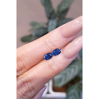 1.22&nbsp;Ct.Tw.Total Carat Weight Blue Sapphire Pair from Ceylon (Sri Lanka) Life Style