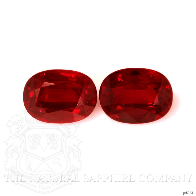 8.31 Ct.Tw. Ruby Pair from Mozambique