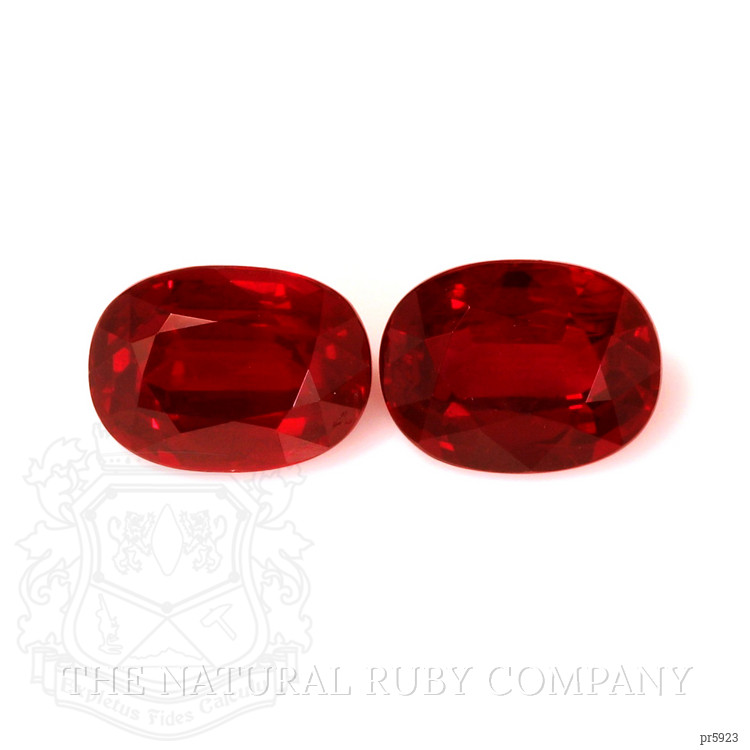 8.31 Ct.Tw. Ruby Pair from Mozambique