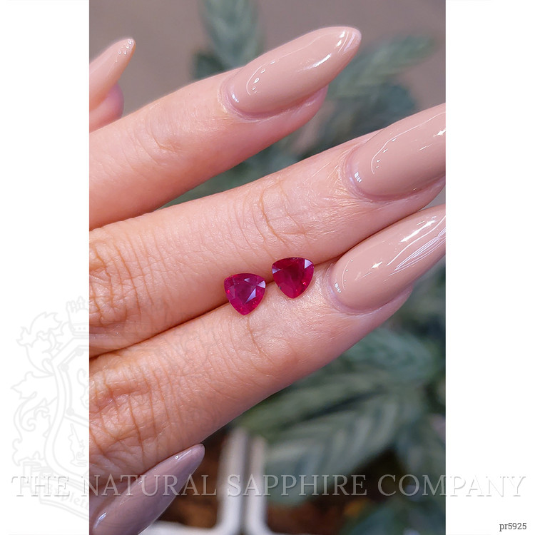 1.34 Ct.Tw. Ruby Pair from Mozambique