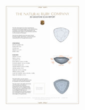 1.34&nbsp;Ct.Tw.Total Carat Weight Ruby Pair from Mozambique 3 D Scan Report