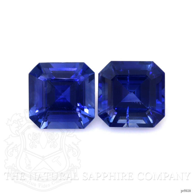 2.47 Ct.Tw. Blue Sapphire Pair from Ceylon (Sri Lanka)