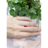 0.72&nbsp;Ct.Tw.Total Carat Weight Ruby Pair from Mozambique Life Style