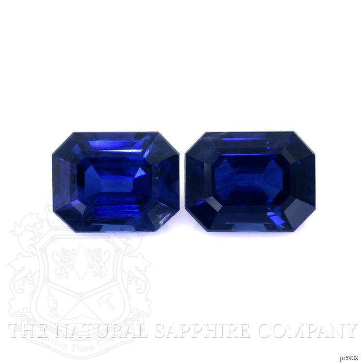 2.16 Ct.Tw. Blue Sapphire Pair from Madagascar