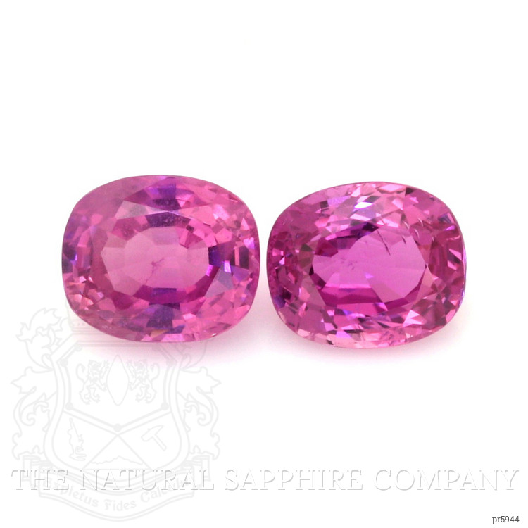4.00 Ct.Tw. Pink Sapphire Pair from Ceylon (Sri Lanka)