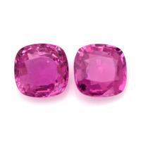 4.37&nbsp;Ct.Tw.Total Carat Weight Pink Sapphire Pair from Ceylon (Sri Lanka) Video