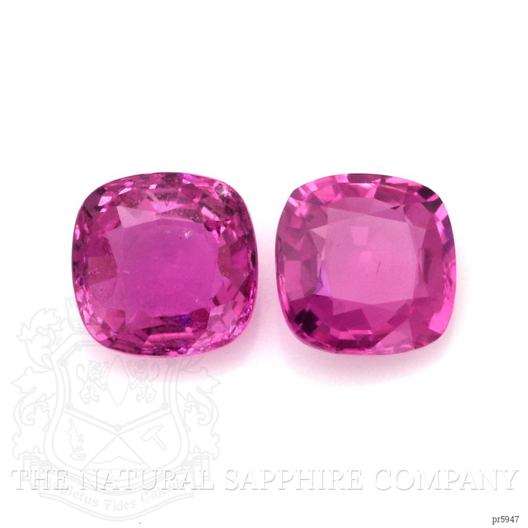 4.37 Ct.Tw. Pink Sapphire Pair from Ceylon (Sri Lanka)