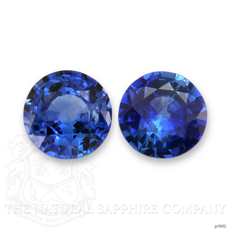 1.66 Ct.Tw. Blue Sapphire Pair from Ceylon (Sri Lanka)
