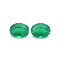 2.25 Ct.Tw.Total Carat Weight Emerald Pair from Brazil Video