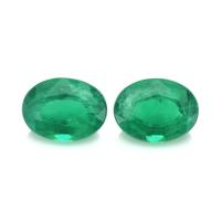 2.25 Ct.Tw.Total Carat Weight Emerald Pair from Brazil Video
