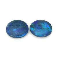 7.68 Ct.Tw.Total Carat Weight Cabochon Opal Pair from Australia Video