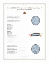 7.68 Ct.Tw.Total Carat Weight Cabochon Opal Pair from Australia 3 D Scan Report