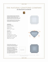 5.81&nbsp;Ct.Tw.Total Carat Weight Tourmaline Pair from Brazil 3 D Scan Report