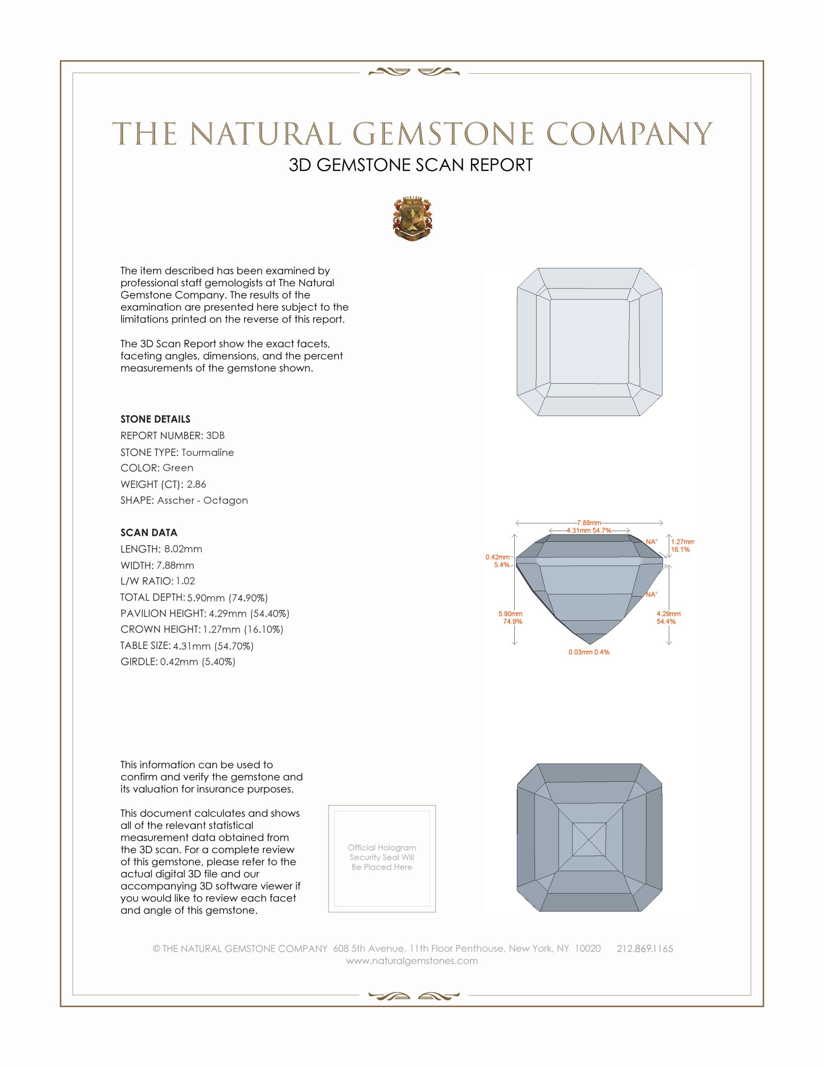 5.81 Ct.Tw. Tourmaline Pair from Brazil