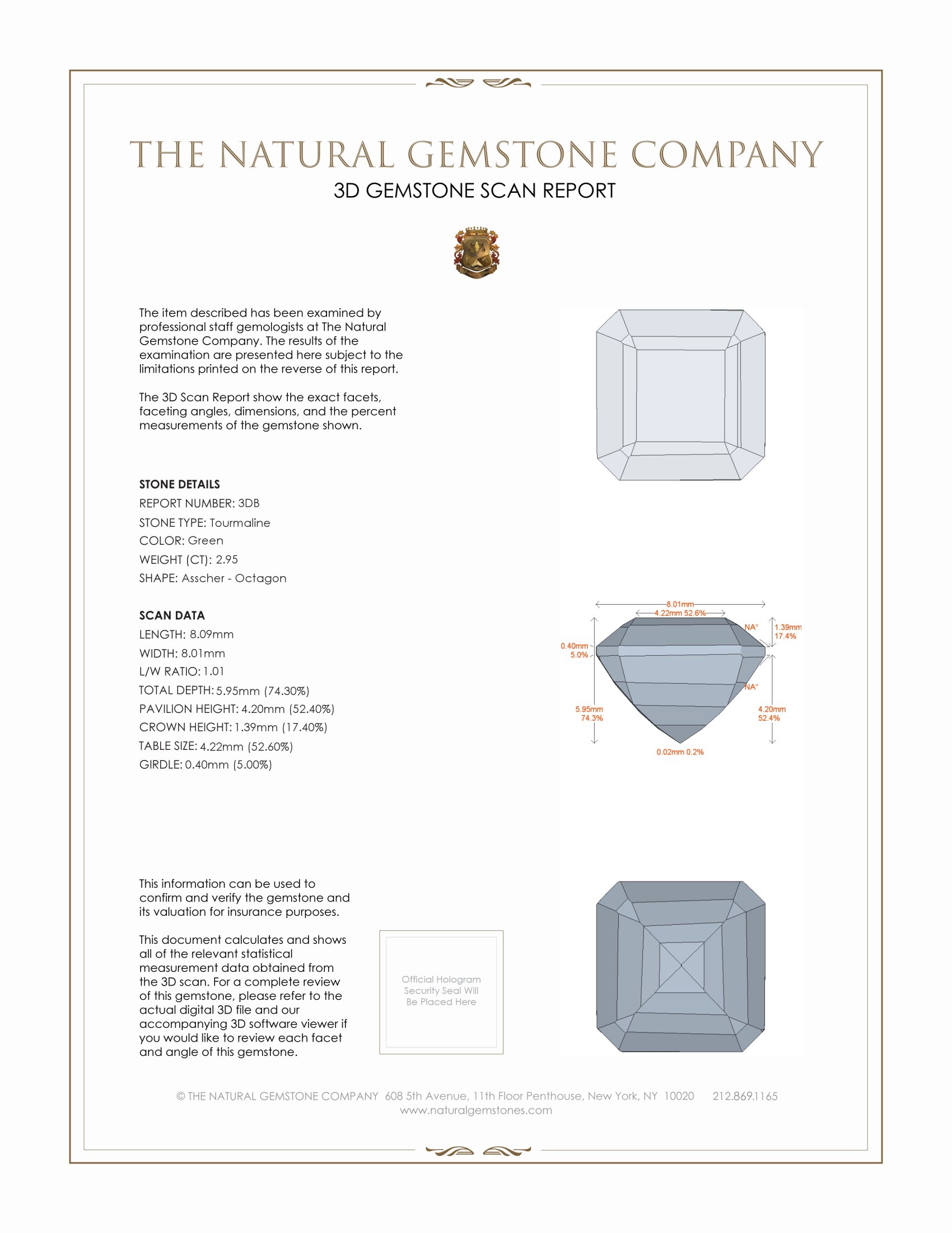 5.81 Ct.Tw. Tourmaline Pair from Brazil
