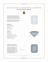 6.67&nbsp;Ct.Tw.Total Carat Weight Tourmaline Pair from Brazil 3 D Scan Report