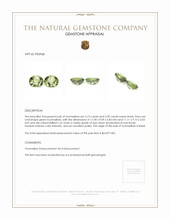 7.62 Ct.Tw.Total Carat Weight Tourmaline Pair from Brazil Appraisal